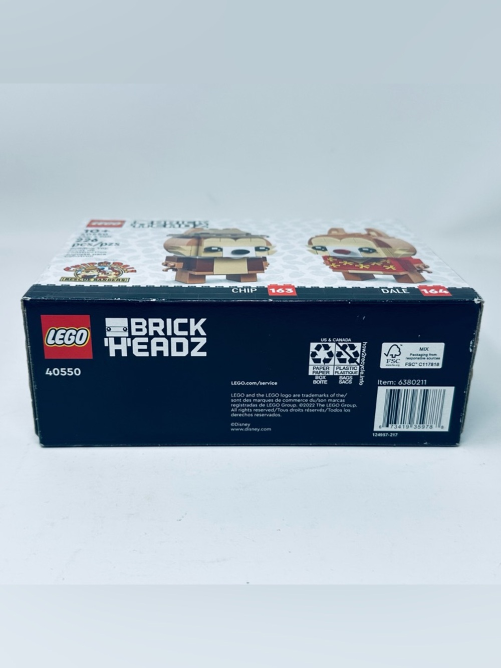 LEGO Disney BrickHeadz 40550 Chip & Dale Rescue Rangers 2022 Sealed - Picture 3 of 7